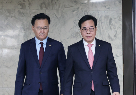 회의 참석하는 송언석·유상범