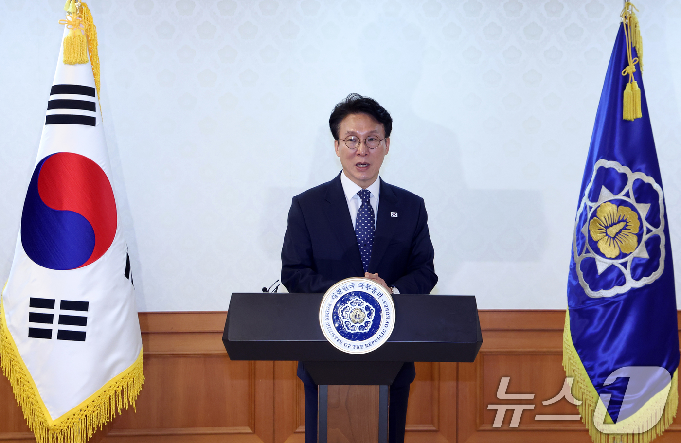 (서울=뉴스1) 김명섭 기자 = 김민석 국무총리가 8일 서울 종로구 세종대로 정부서울청사에서 열린 사행산업통합감독위원회 민간위원 위촉장 수여식에서 인사말을 하고 있다.  2026. …