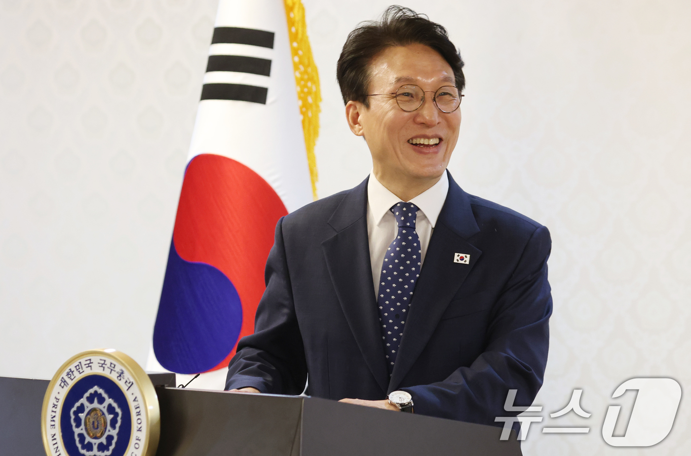 (서울=뉴스1) 김명섭 기자 = 김민석 국무총리가 8일 서울 종로구 세종대로 정부서울청사에서 열린 사행산업통합감독위원회 민간위원 위촉장 수여식에서 인사말을 하고 있다.  2026. …