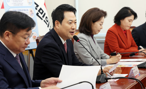 모두발언하는 장동혁 국민의힘 대표