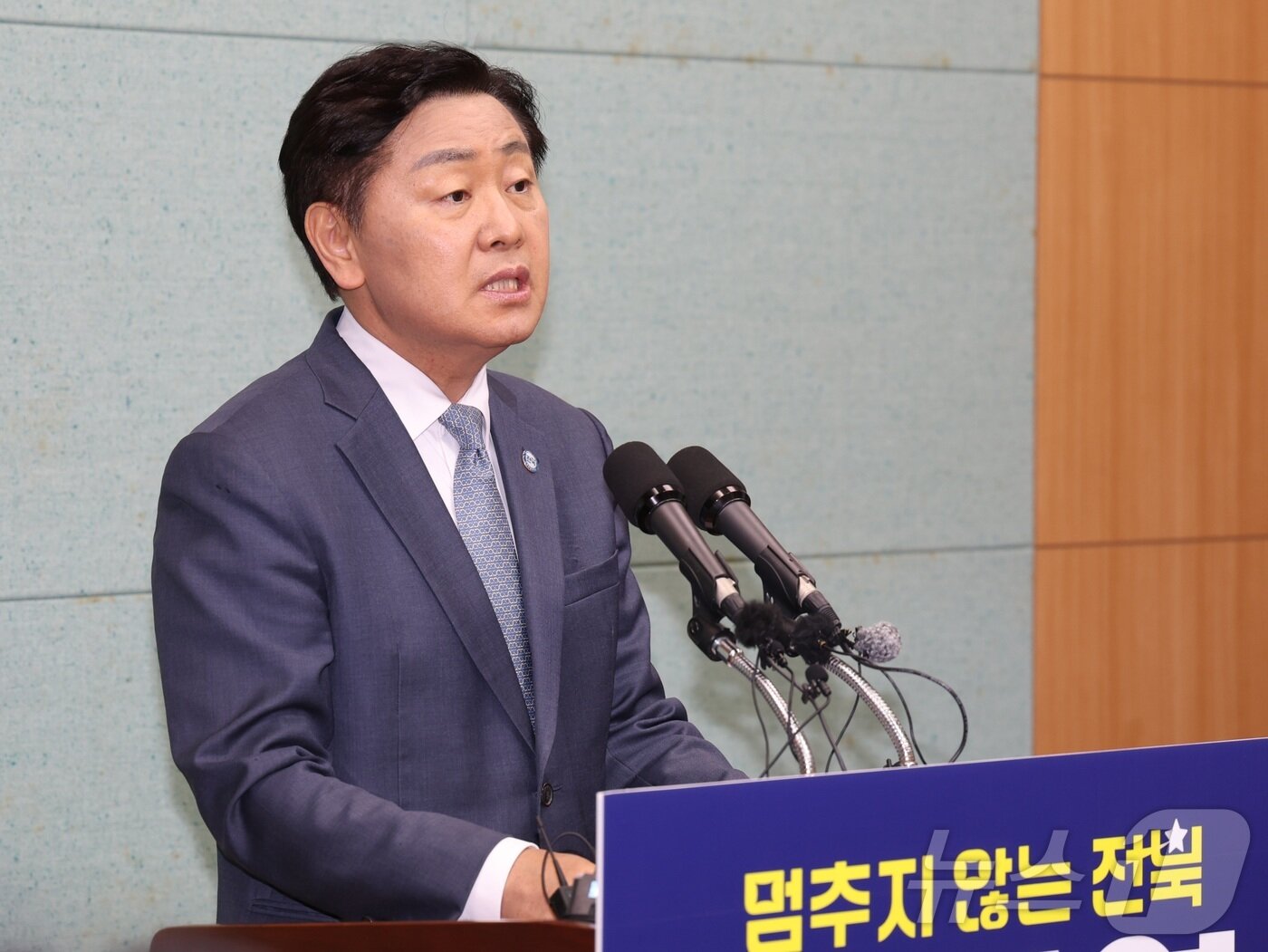 본문 이미지 - 김관영 전북도지사 예비후보. 2026.5.8 ⓒ 뉴스1 유경석 기자