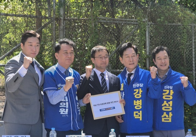 경기 하남 찾은 민주당 한병도 원내대표