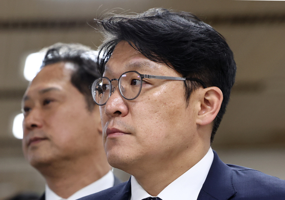 항소심 공판 출석하는 김상민 전 부장검사