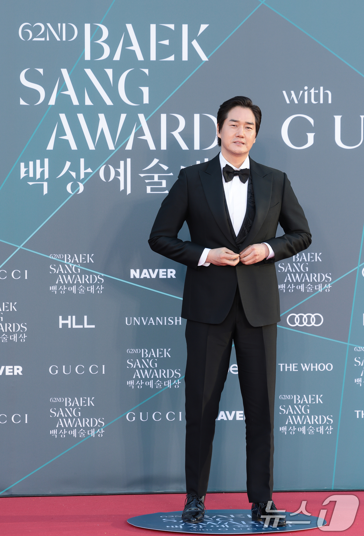 (서울=뉴스1) 권현진 기자 = 배우 유지태가 8일 서울 강남구 코엑스에서 열린 ‘제62회 백상예술대상’ 레드카펫 행사에 참석해 포즈를 취하고 있다. 2026.5.8/뉴스1