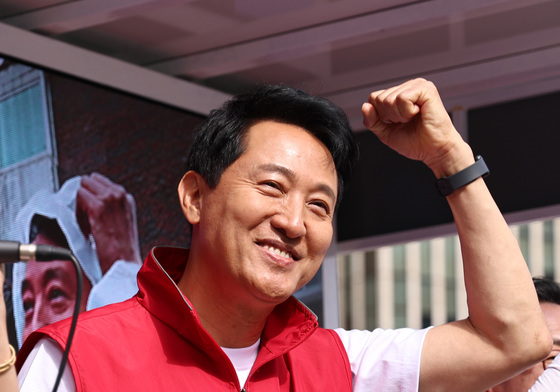 오세훈, 월요일 아침 출근길 인사