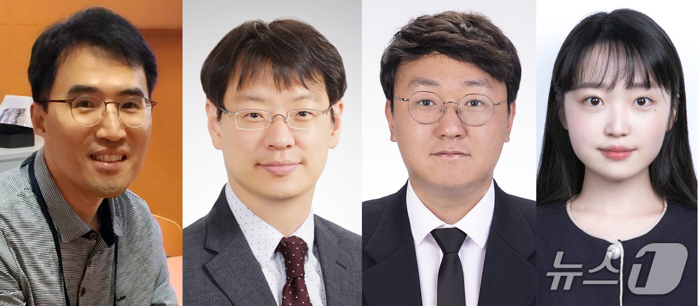 본문 이미지 - 왼쪽부터 중앙대학교 윤성일 교수, 성균관대학교 양시영 교수, 중앙대학교 전민승 박사, 성균관대학교 남지호 박사. (한국연구재단 제공. 재판매 및 DB금지) 2026.5.31/뉴스1