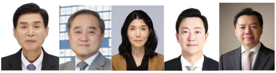 본문 이미지 - 왼쪽부터 송기도 KF 이사장, 정철 한국경제연구원장, 차정미 국회미래연구원 외교안보팀장, 김재영 한화 에어로스페이스 전무, 이재승 고려대 국제대학 교수 (KF 제공)