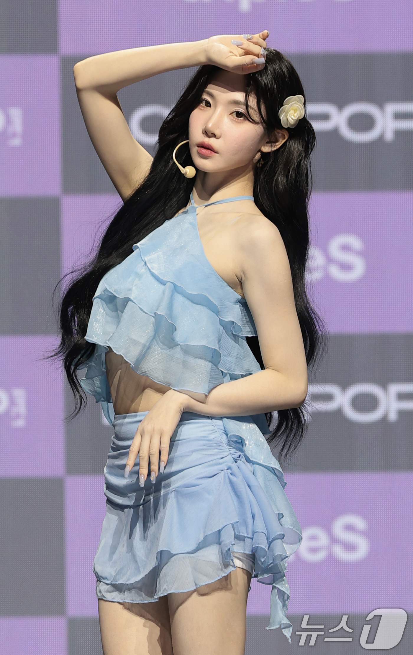(서울=뉴스1) 권현진 기자 = 그룹 트리플에스(tripleS) 나경이 1일 서울 용산구 블루스퀘어 마스터카드홀에서 열린 ASSEMBLE26 'LOVE & POP' 파트 1 'LO …