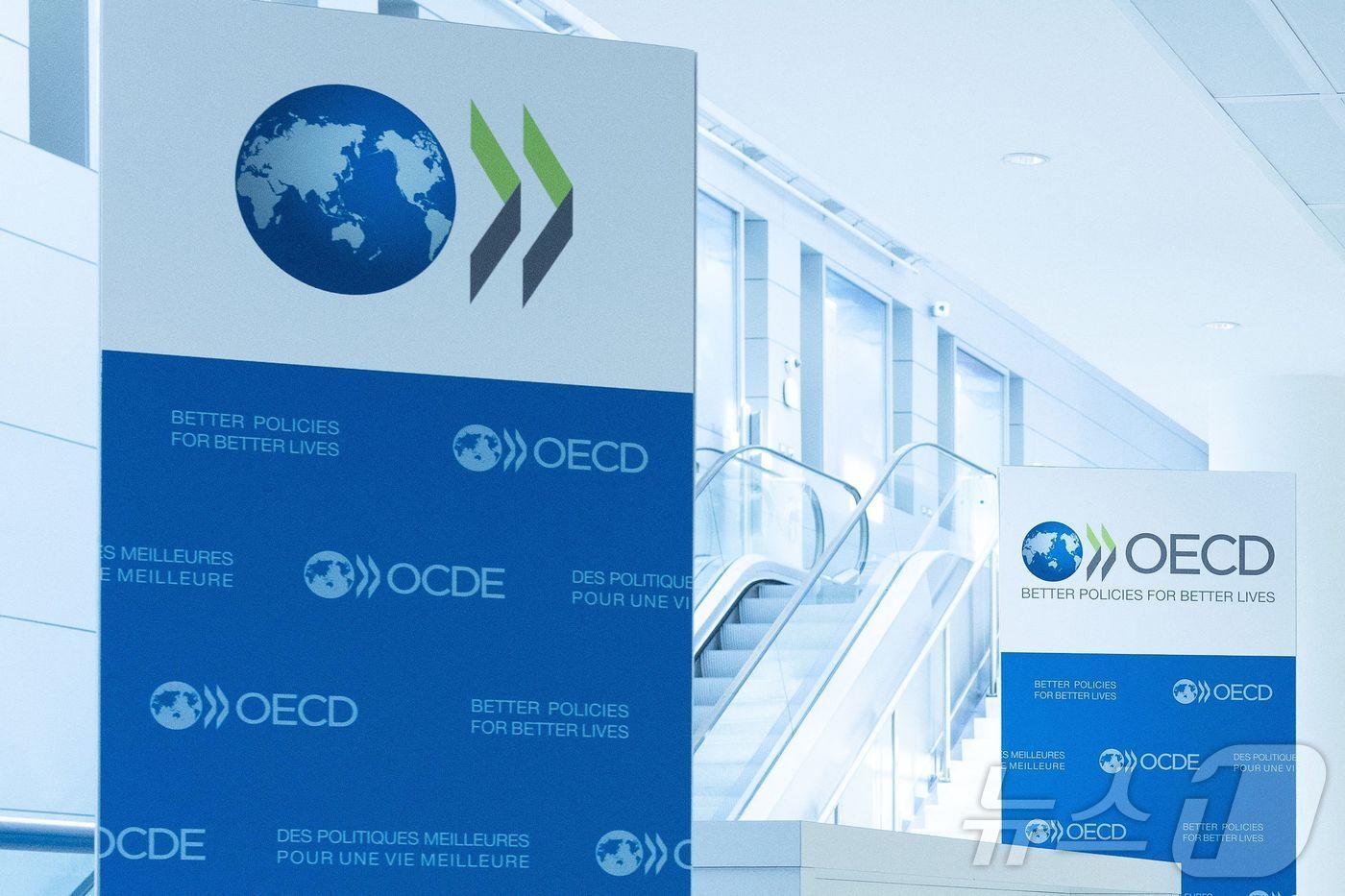 본문 이미지 - OECD.  (Photo by JOEL SAGET / AFP) ⓒ AFP=뉴스1