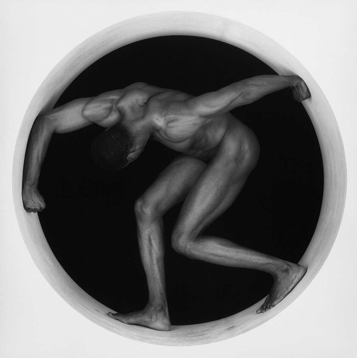본문 이미지 - 로버트 메이플소프(1946–1989) 〈Thomas〉 1987 Silver gelatin 137.2 x 137.2 cm (54 x 54 in.) ⓒ Robert Mapplethorpe Foundation. Used by permission. 이미지 제공: 국제갤러리