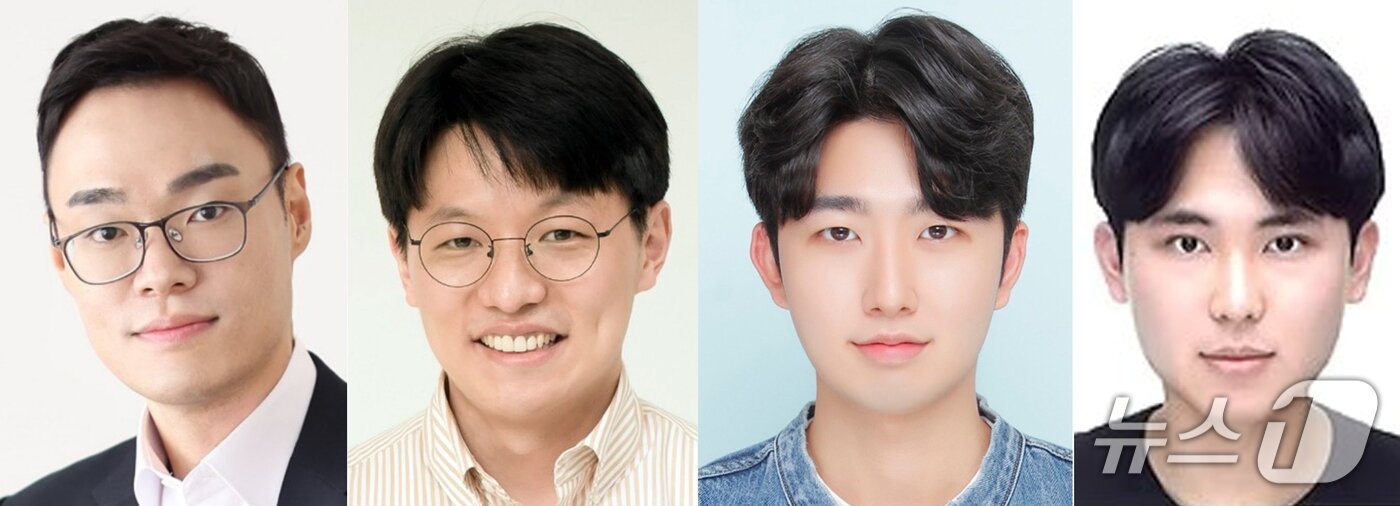 본문 이미지 - 사진 왼쪽부터 조새벽 성균관대학교 화학공학과 부교수(교신저자), 양우석 성균관대학교 화학공학과 부교수 (공동 교신저자), 김현우 성균관대학교 연구원 (제1저자), 하늘 성균관대학교 석박통합과정 재학중 (공동 제1저자). (한국연구재단 제공. 재판매 및 DB금지)2026.6.10/뉴스1
