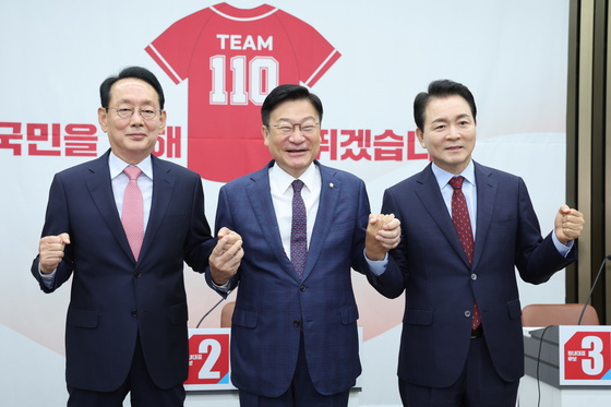 김도읍 "정점식 되면 도로 친윤당"…정점식 "계파 프레임 부수겠다"