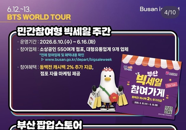 'BTS 공연' 부산 관광객에 지역 브랜드 신발·화장품 선보인다