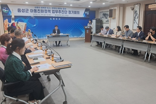 음성군, 2030년까지 아동친화도시 사업 중점 추진
