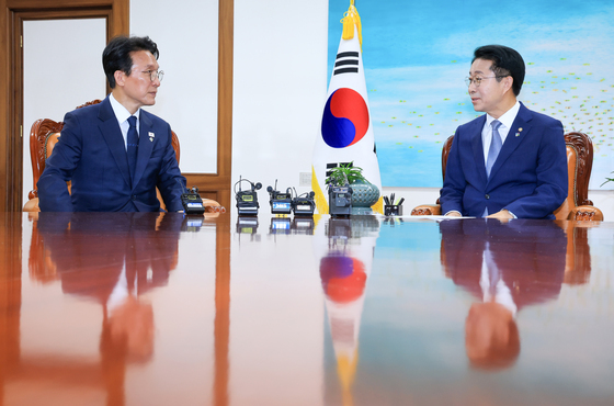 현안 논의하는 조정식 의장·김민석 총리