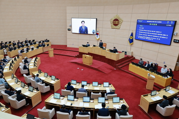 전남도의회,마지막 임시회 개회…10~19일