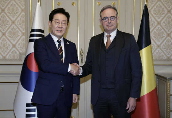 벨기에 총리 만난 이재명 대통령