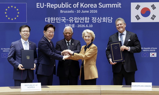 李대통령 "한-EU 비밀정보보호협정 협상 개시…안보·방위 협력 강화"