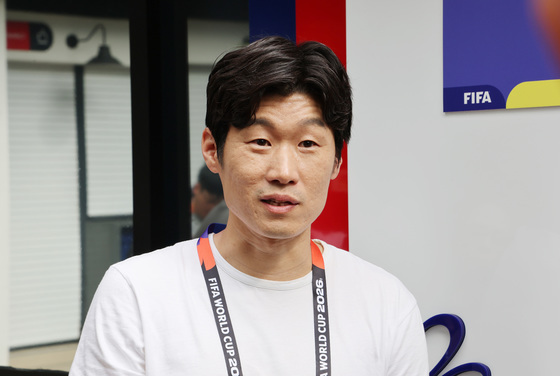 대한민국 축구대표팀 훈련장 찾은 박지성