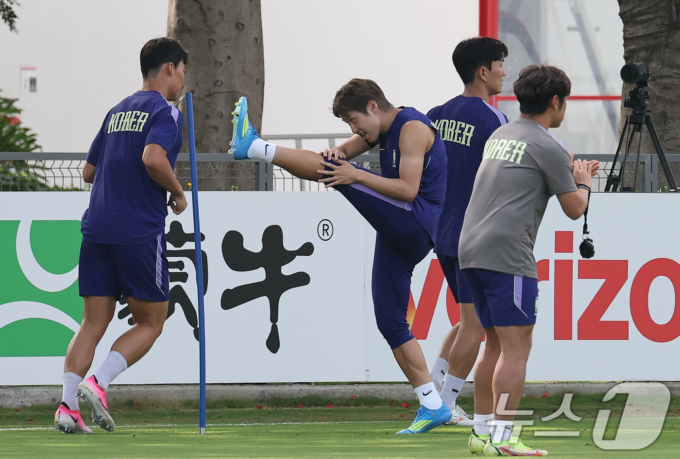 (과달라하라(멕시코)=뉴스1) 임세영 기자 = 2026 북중미 월드컵에 출전하는 대한민국 축구 국가대표팀 이강인이 10일(현지시간) 멕시코 과달라하라 인근 사포판에 위치한 치바스 …