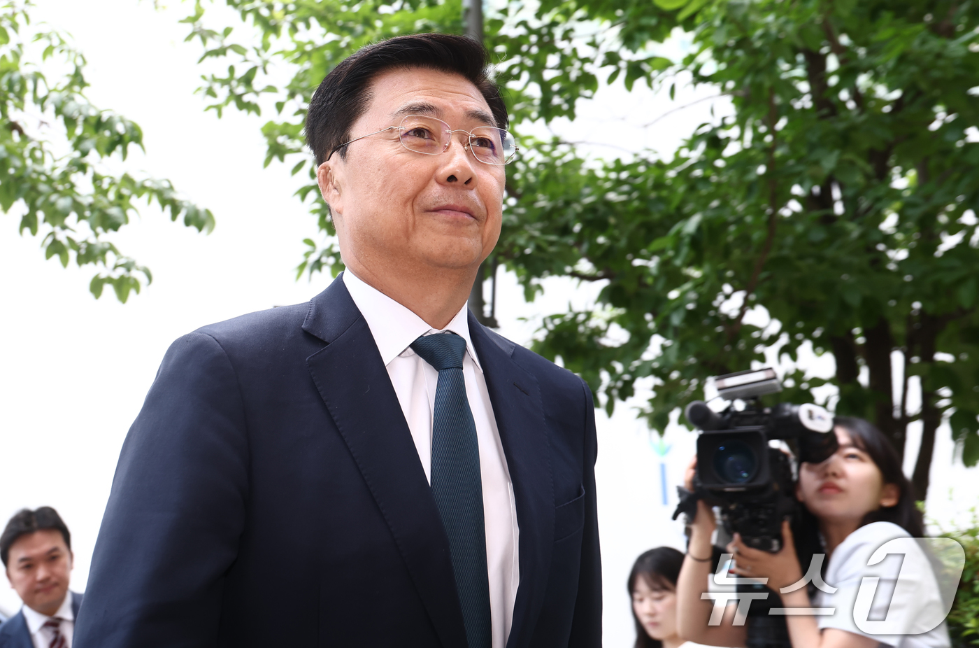 (과천=뉴스1) 김민지 기자 = 홍장원 전 국가정보원 1차장이 11일 12·3 비상계엄 선포 직후 미국 등 주요 우방국에 계엄의 정당성을 옹호하는 메시지를 전달하도록 지시했다는 의 …