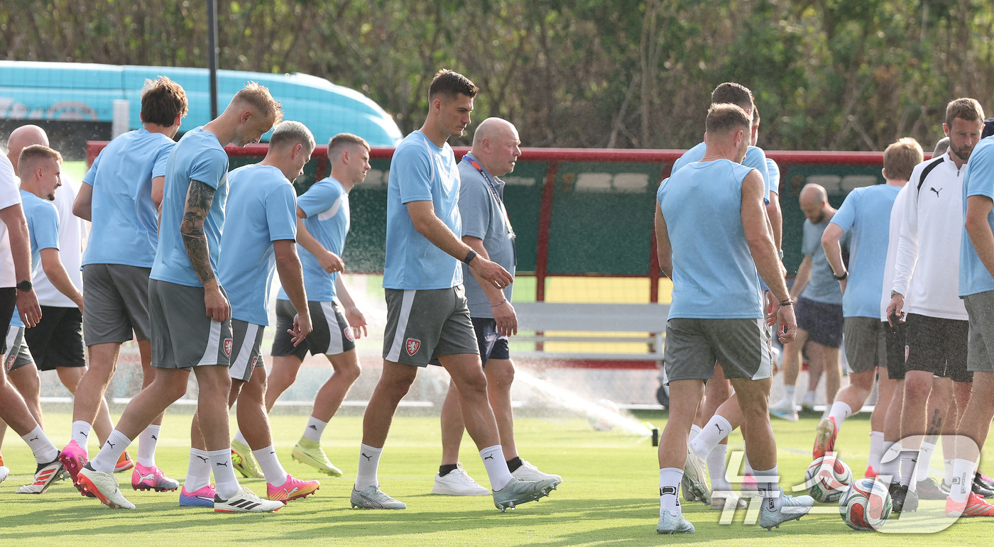 (과달라하라(멕시코)=뉴스1) 박지혜 기자 = 체코 축구 국가대표팀 파트리크 시크가 2026 북중미 월드컵 한국과의 조별리그 1차전을 하루 앞둔 10일(현지시간) 멕시코 과달라하라 …