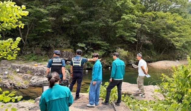 완주군, 주요 계곡 집중안전점검…"피서객 물놀이 안전 사수"