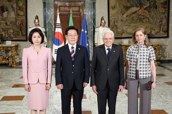 金여사 "이탈리아 예술, 韓 자개·색동과 닮아…문화 협력 확대되길"
