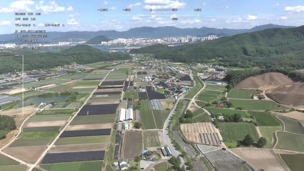 "하늘에선 드론, 땅에선 순찰차"…강원경찰, 농산물 절도 예방 활동