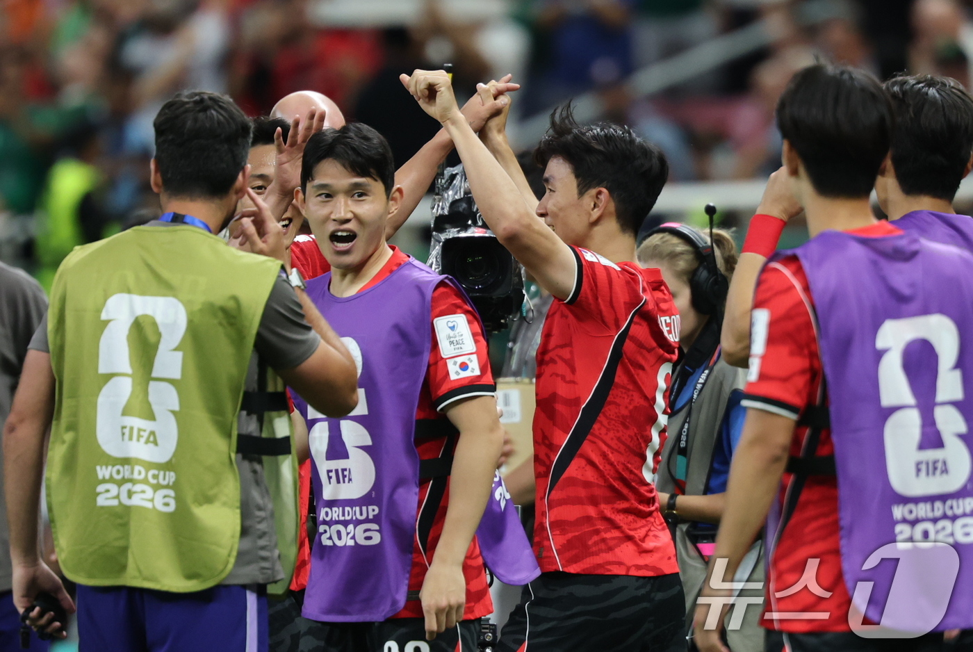 (과달라하라(멕시코)=뉴스1) 박지혜 기자 = 대한민국 축구국가대표팀 황인범이 11일(현지시간) 멕시코 할리스코주 사포판 과달라하라 스타디움에서 열린 2026 북중미 월드컵 A조 …