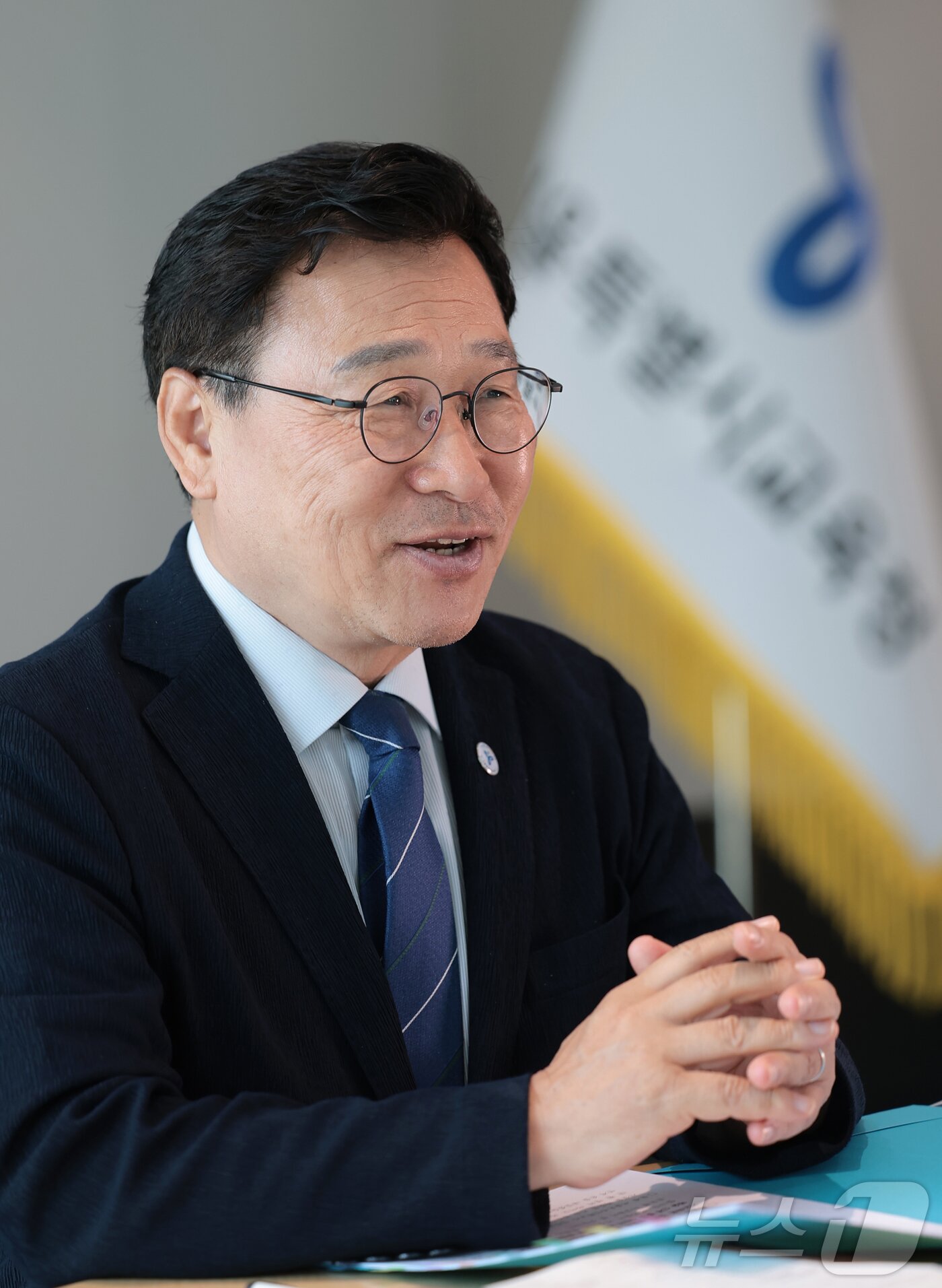 본문 이미지 - 정근식 서울시교육감이 12일 서울 용산구 서울시교육청에서 뉴스1과 인터뷰를 하고 있다. ⓒ 뉴스1 권현진 기자
