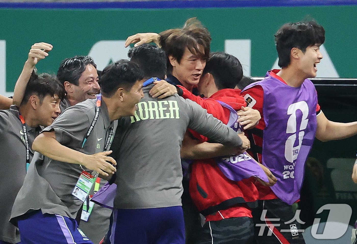(과달라하라(멕시코)=뉴스1) 임세영 기자 = 홍명보 대한민국 축구국가대표팀 감독이 11일(현지시간) 멕시코 할리스코주 사포판 과달라하라 스타디움에서 열린 2026 북중미 월드컵 …