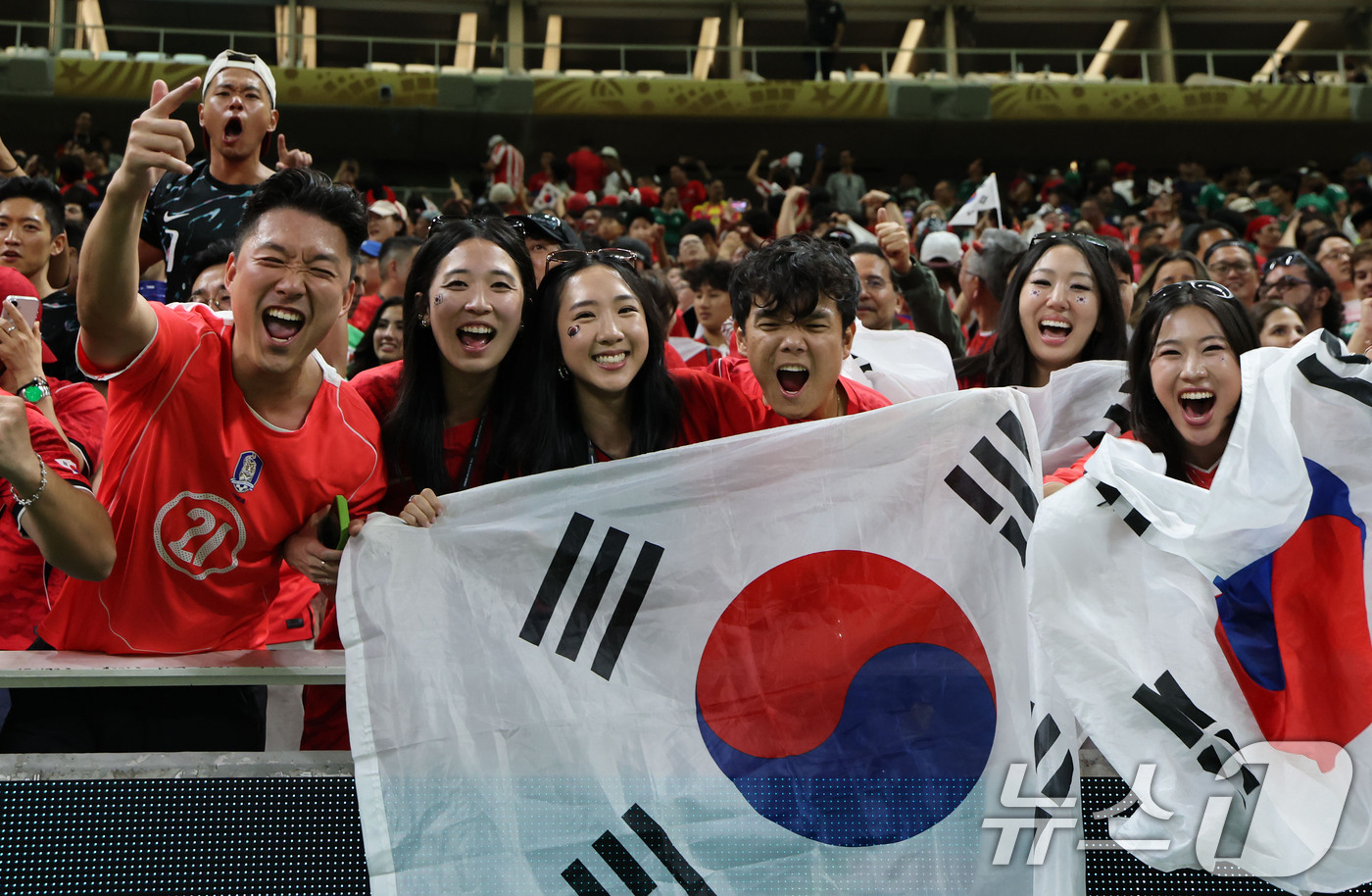(과달라하라(멕시코)=뉴스1) 임세영 기자 = 11일(현지시간) 멕시코 할리스코주 사포판 과달라하라 스타디움에서 열린 2026 북중미 월드컵 A조 조별리그 1차전 대한민국과 체코의 …