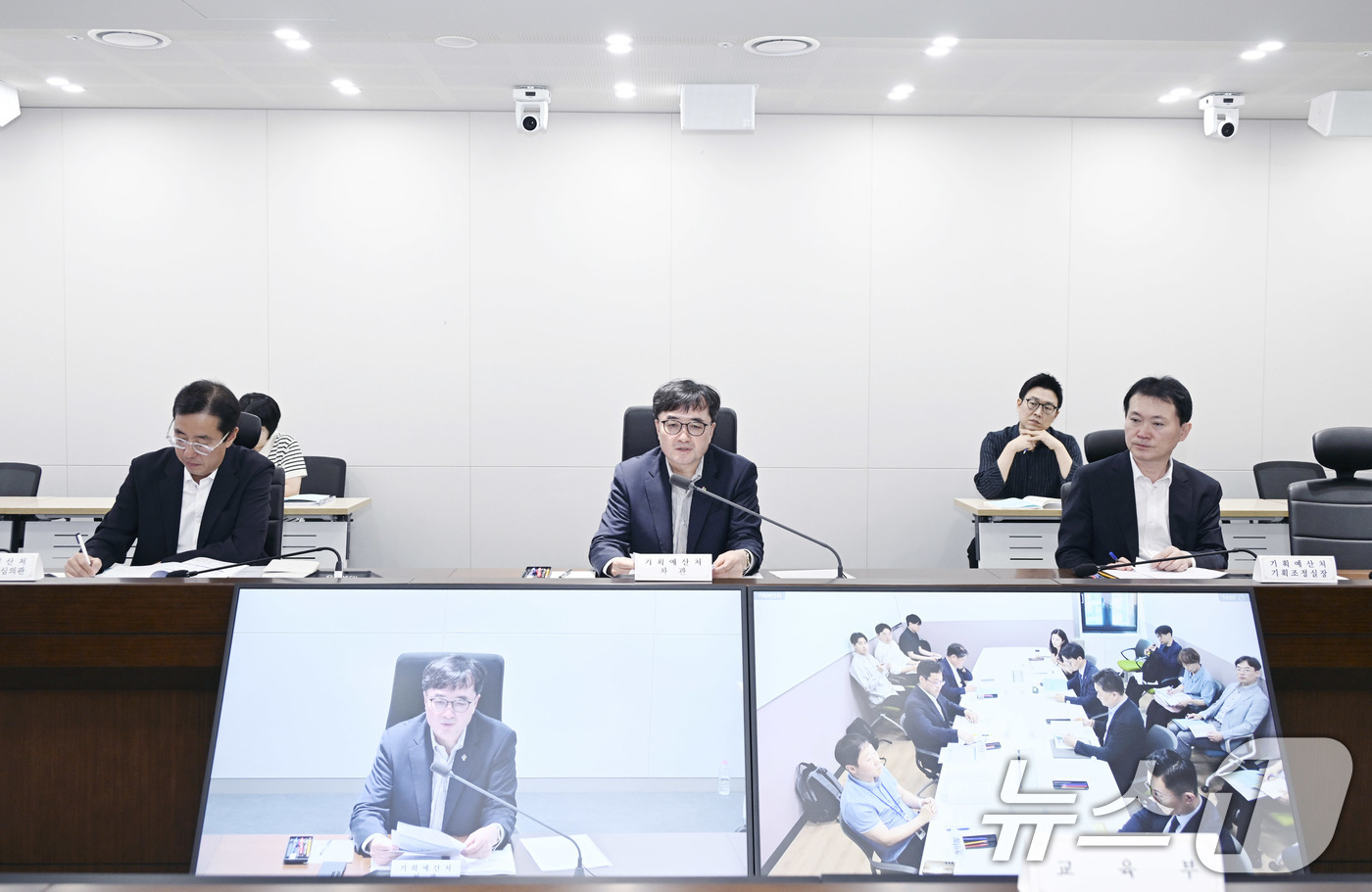 (서울=뉴스1) = 임기근 기획예산처 차관이 12일 오후 정부세종청사 5동에서 열린 '제11차 재정집행 점검회의'를 주재하고 있다. (기획예산처 제공. 재판매 및 DB금지) 202 …