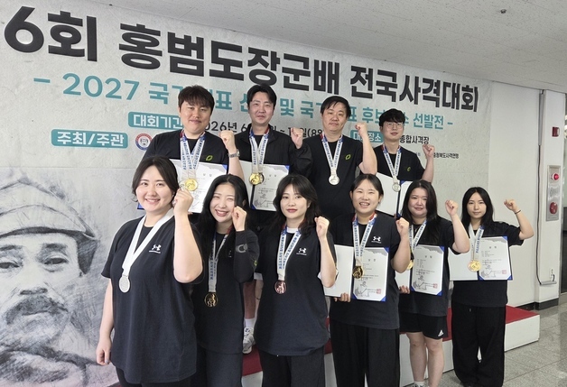 청주시청, 전국사격대회서 금 3·은 3·동 1 '메달 수확'