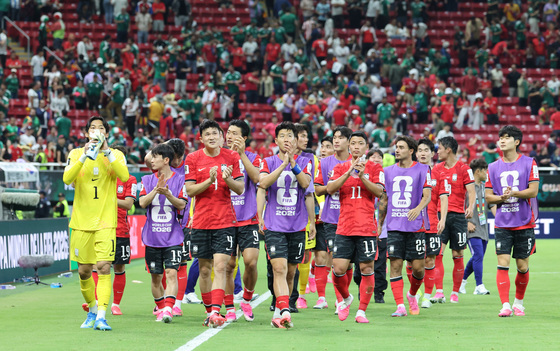 승리 거둔 대한민국 축구대표팀