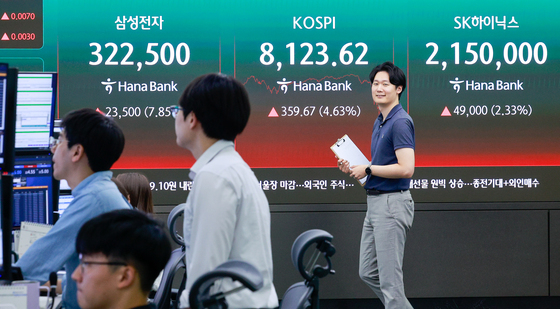 삼성전자 8%가까이 상승