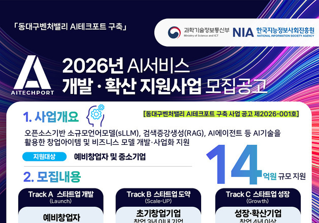 "AI 창업가 기른다"…대구시, 동대구벤처밸리 '인공지능 테크포트' 가동