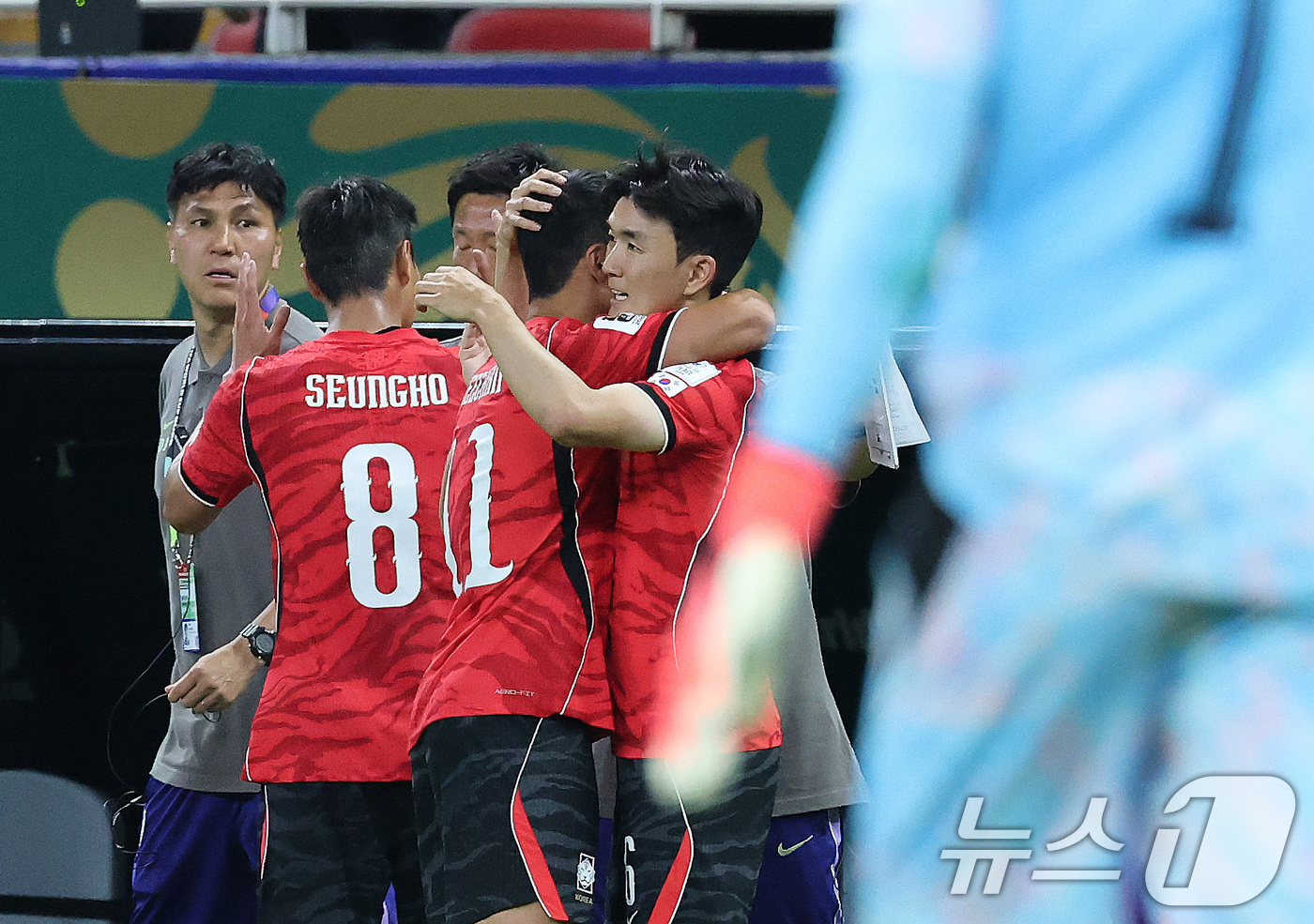(과달라하라(멕시코)=뉴스1) 임세영 기자 = 대한민국 축구국가대표팀 황인범이 11일(현지시간) 멕시코 할리스코주 사포판 과달라하라 스타디움에서 열린 2026 북중미 월드컵 A조 …