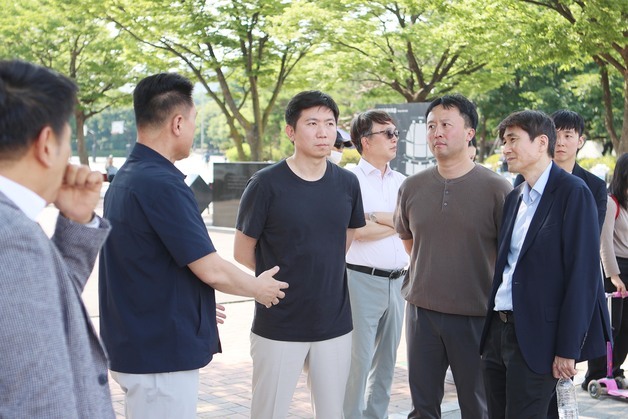 유승민 체육회장 "체육행정 위해 핸드볼경기장 출입 협조 호소"