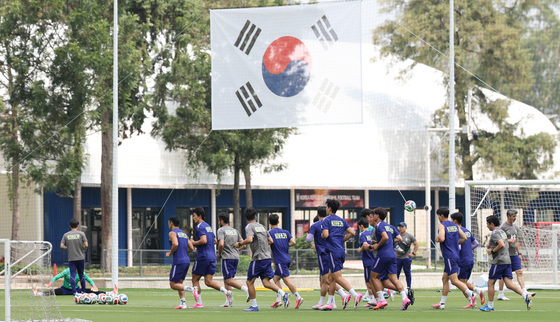 충전 중인 대표팀