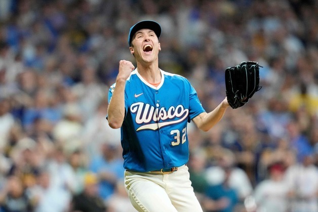 MLB 밀워키 미저라우스키, '168㎞' 강속구…선발 투수 최고 구속