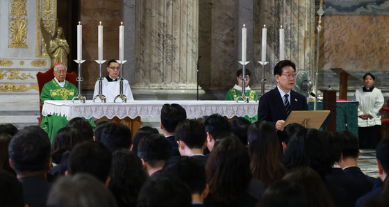 이재명 대통령, 평화와 연대를 위한 특별미사 기념연설