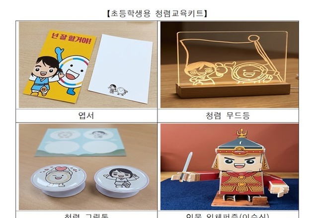 국가청렴권익교육원, 초등학생 맞춤형 청렴교육 교구재 보급