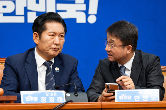 정청래·한병도 '논의'