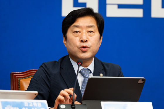 발언하는 황명선 민주당 최고위원