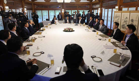 국무총리·국토대전환 관련 광역단체장 당선자 간담회