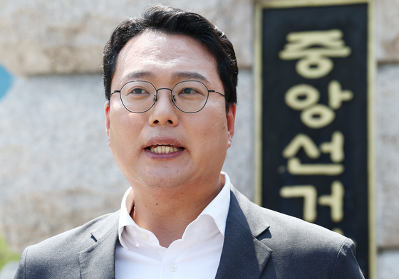 선별적 재선거 소청장 관련 발언하는 천하람 원내대표