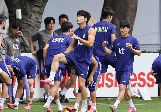 훈련 복귀한 김태현