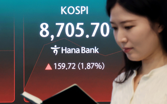 8700 돌파한 코스피